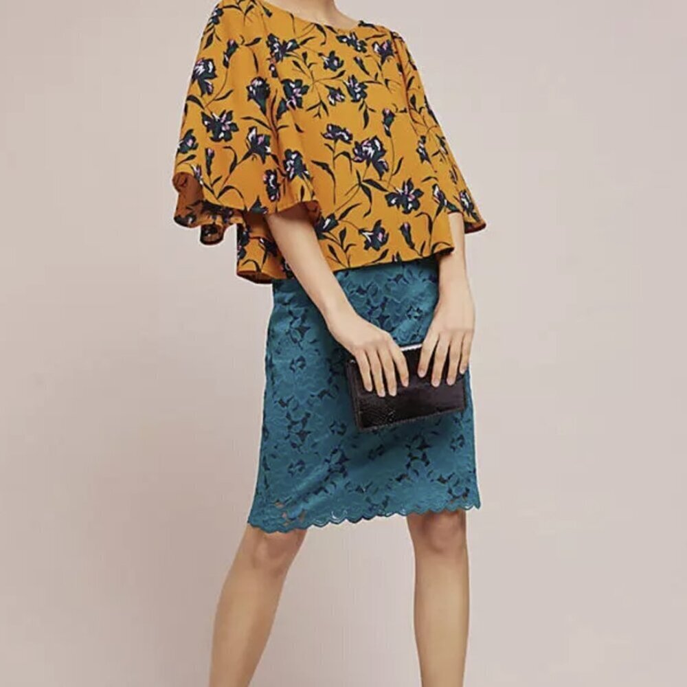 NWT Anthropologie Tia Printed Blouse by Isla Maude​